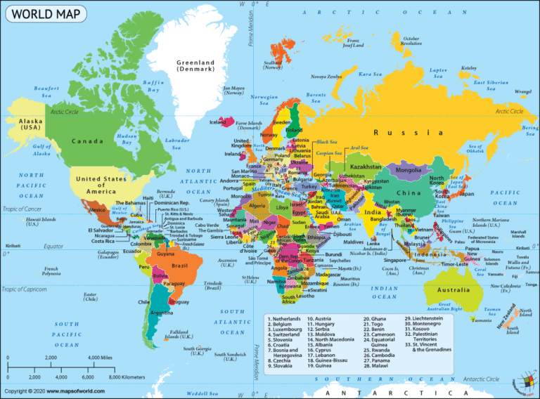 Countries ranked by their average IQ (Read More)