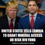 United States tells Zambia to grant mineral access or risk HIV fund.